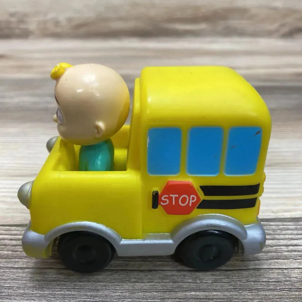 Jazwares Cocomelon JJ Mini School Bus Little Car - Me 'n Mommy To Be