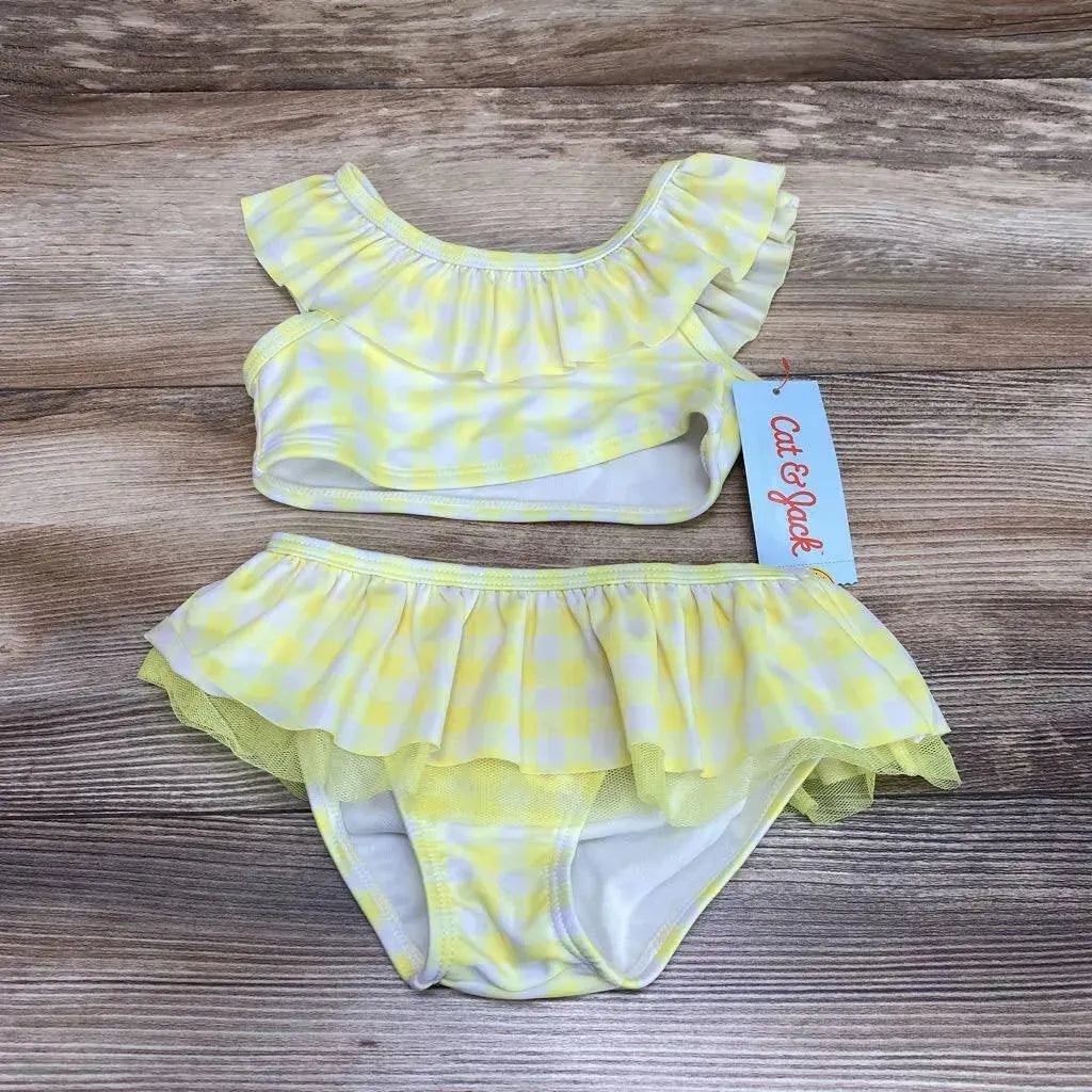 NEW Cat & Jack 2pc Gingham Bikini Set sz 2T - Me 'n Mommy To Be