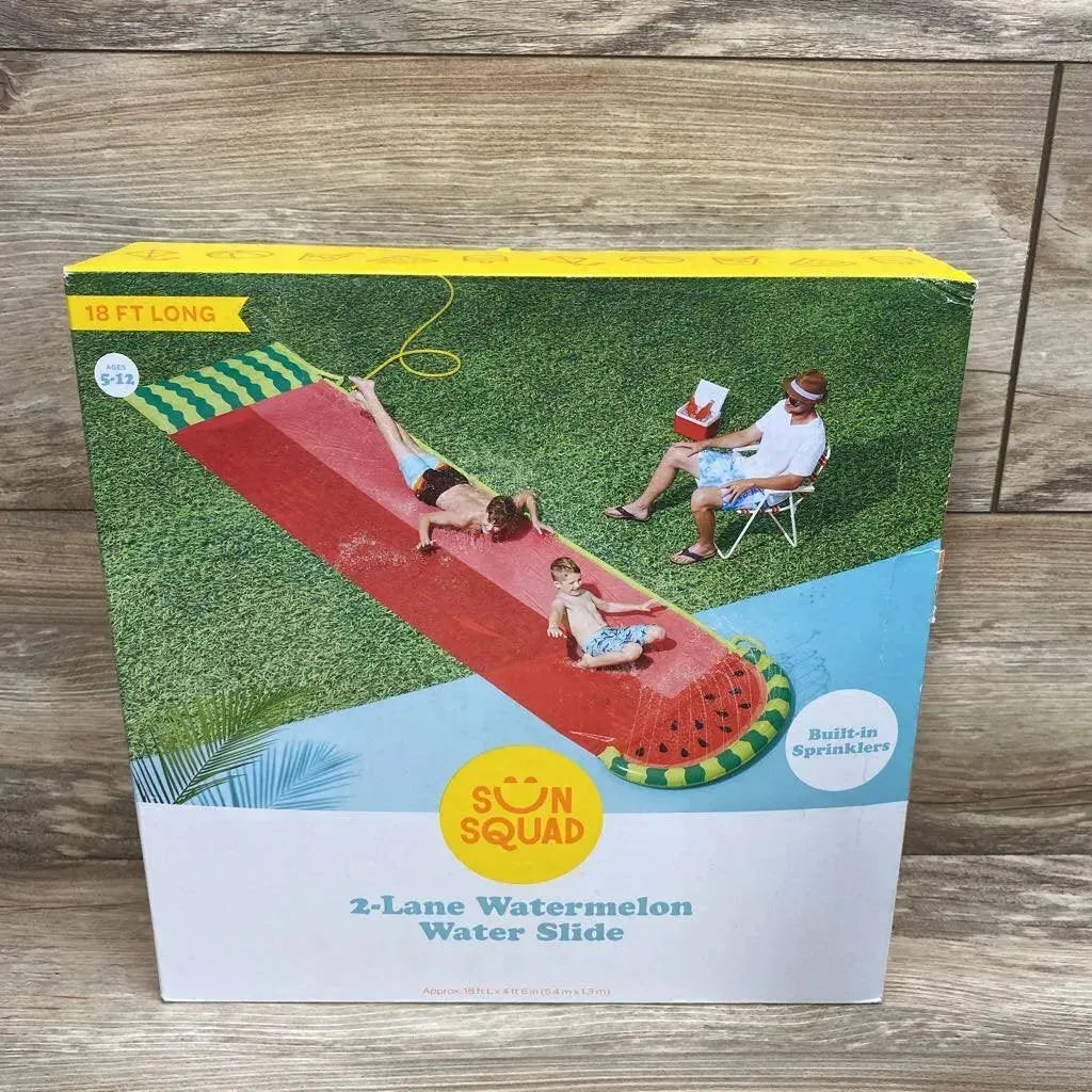 NEW Sun Squad Watermelon Water Slide - Me 'n Mommy To Be