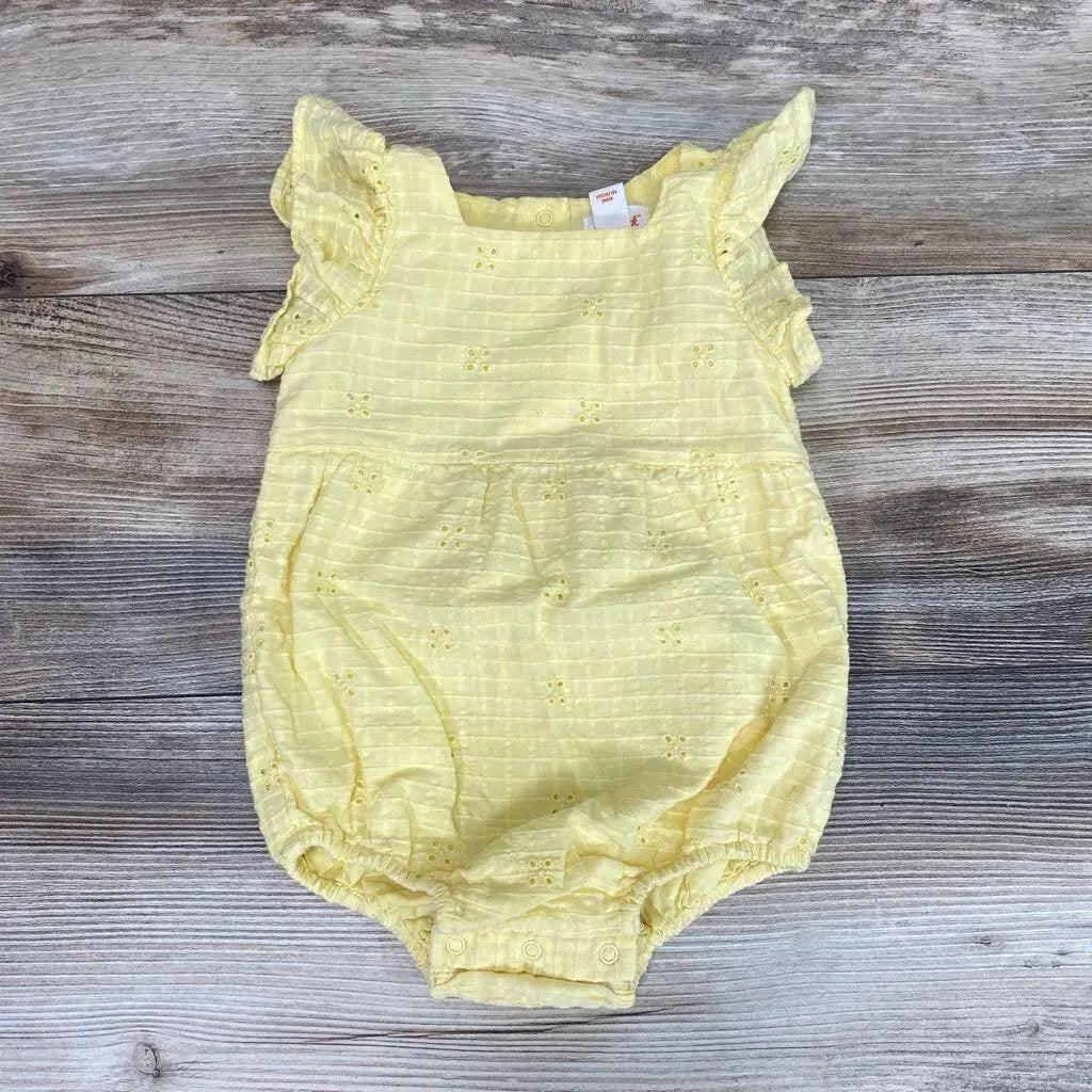 Cat & Jack Eyelet Romper sz 0-3m - Me 'n Mommy To Be