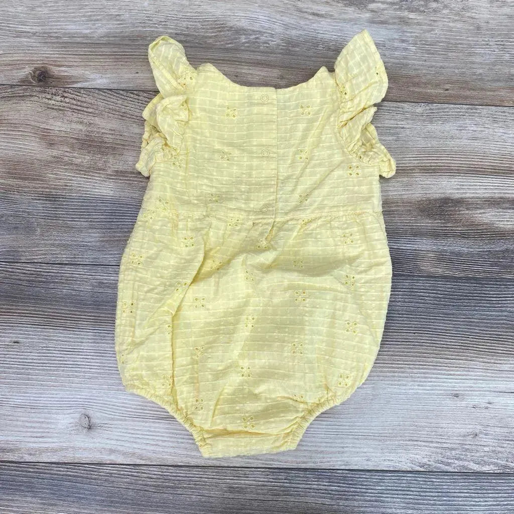 Cat & Jack Eyelet Romper sz 0-3m - Me 'n Mommy To Be