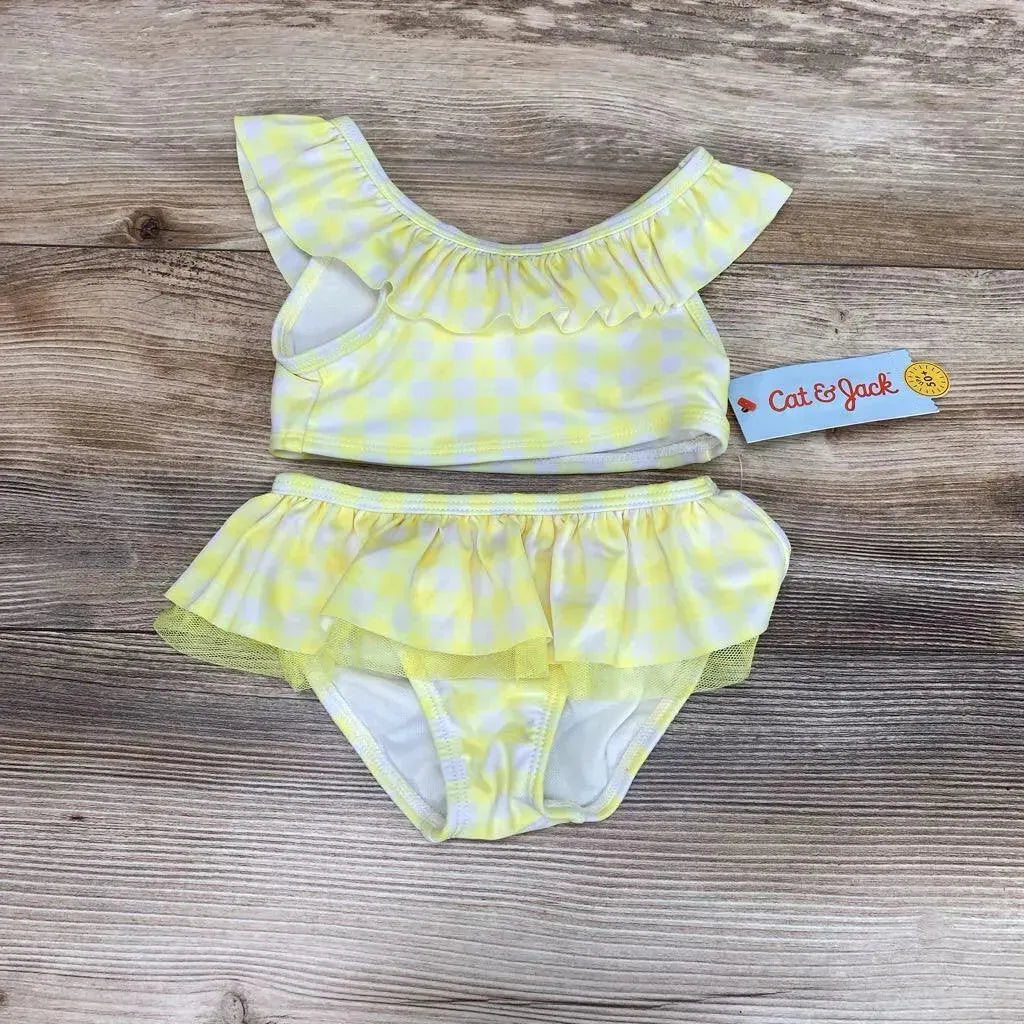 NEW Cat & Jack 2pc Gingham Bikini Set sz 18m - Me 'n Mommy To Be