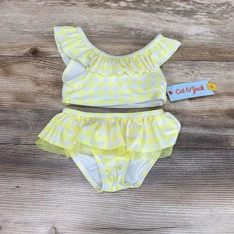 NEW Cat & Jack 2pc Gingham Bikini Set sz 18m - Me 'n Mommy To Be