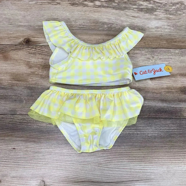 NEW Cat & Jack 2pc Gingham Bikini Set sz 18m - Me 'n Mommy To Be