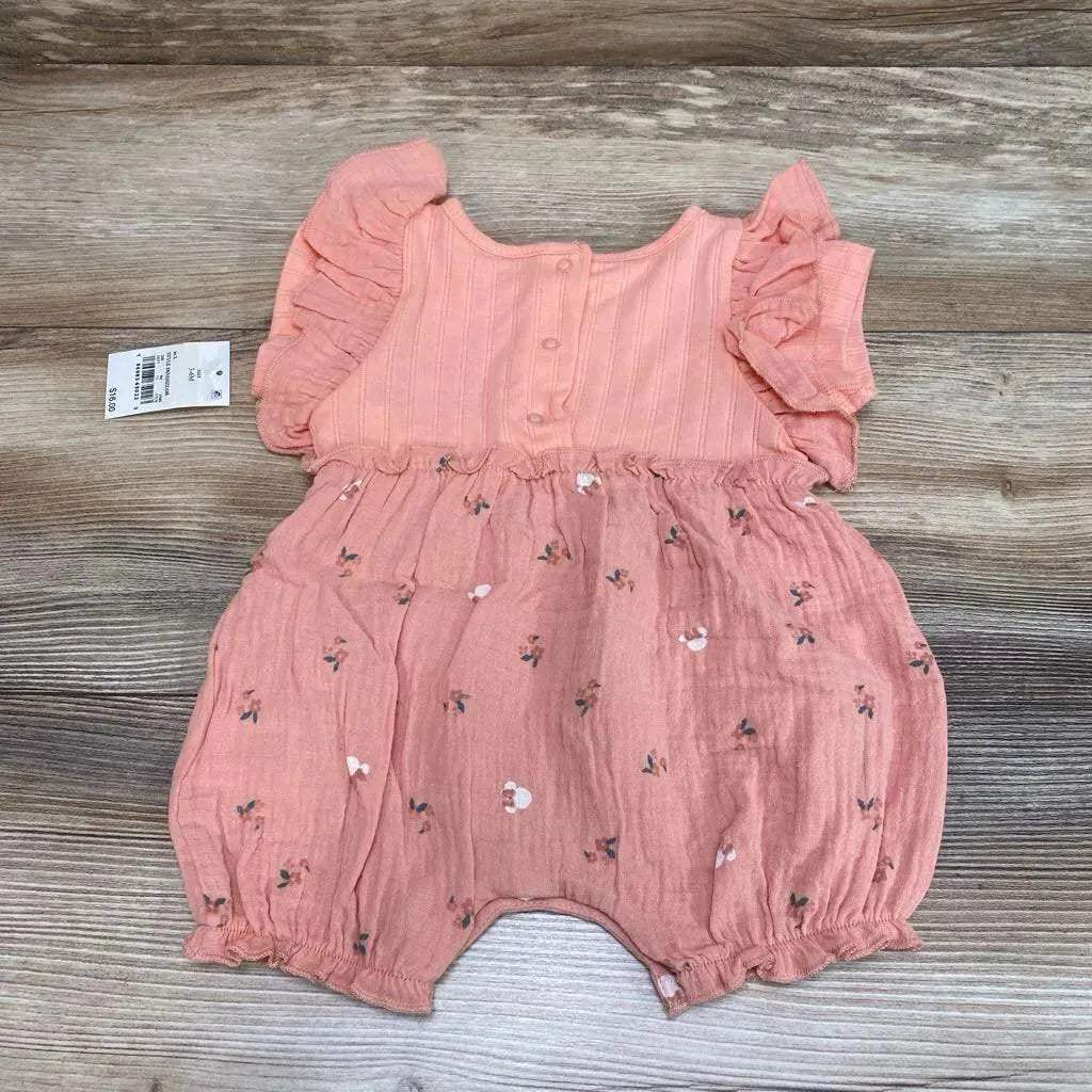 NEW Disney Baby Floral Minnie Mouse Shortie Romper sz 3-6m - Me 'n Mommy To Be