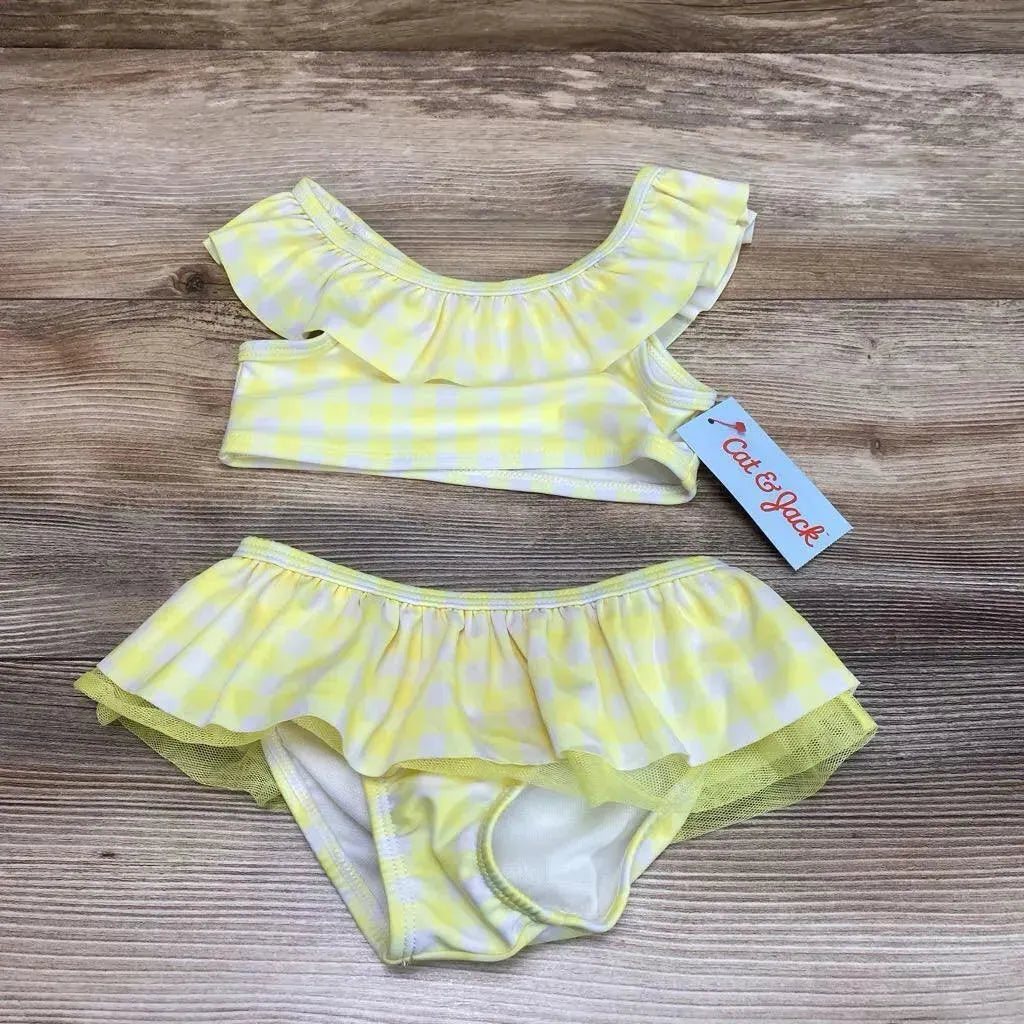 NEW Cat & Jack 2pc Gingham Bikini Set sz 2T - Me 'n Mommy To Be
