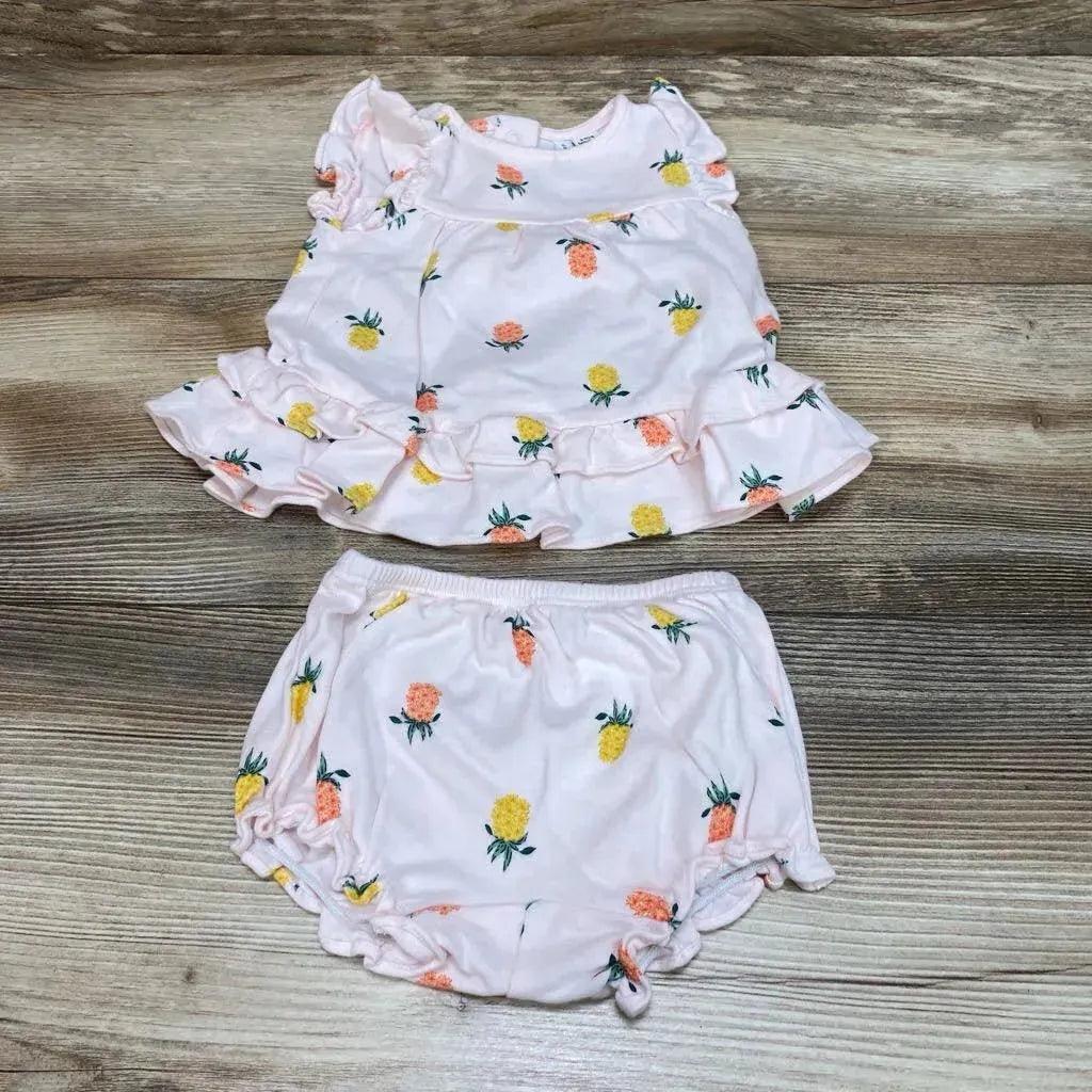 Janie & Jack 2pc Pineapple Top & Bottoms Set sz 3-6m - Me 'n Mommy To Be