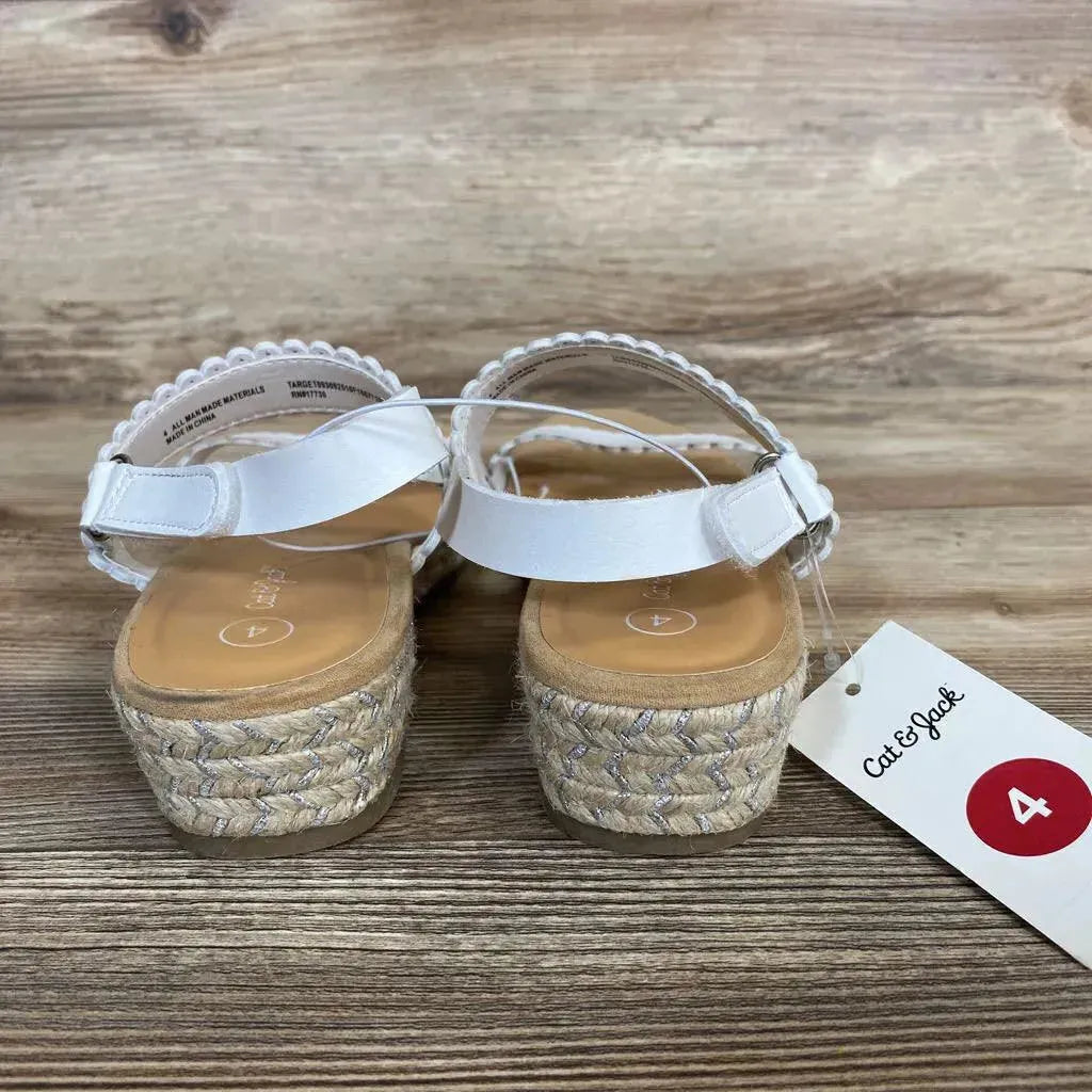 NEW Cat & Jack Girls' Chessie Espadrille Sandals sz 4Y - Me 'n Mommy To Be