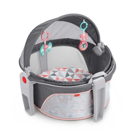 NEW Fisher Price On-The-Go Baby Dome in Pink Pacific Pebble - Me n Mommy To Be