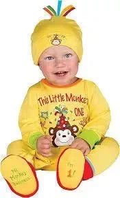 Rubie's NEW 1st Birthday Monkey Costume sz 6-12m - Me 'n Mommy To Be