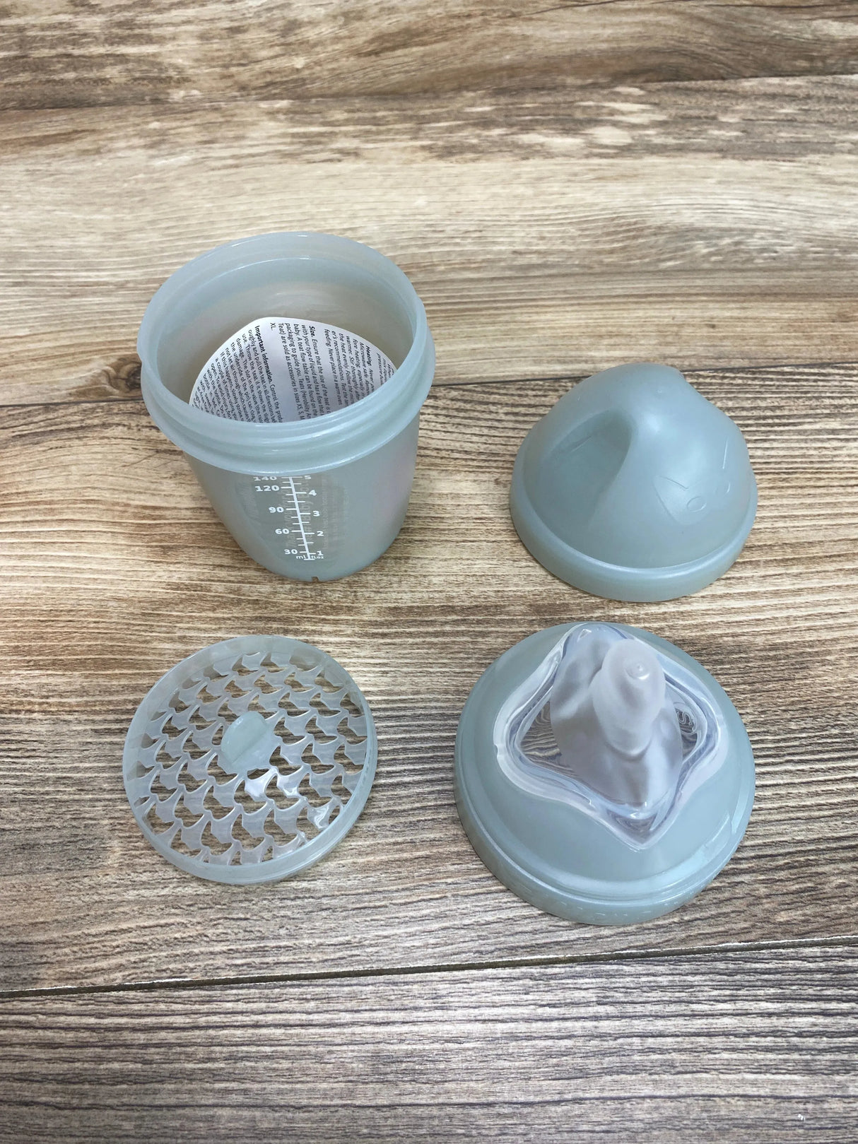 NEW Herobility Double Anti-Colic Baby Bottle LT 5fl. oz. Gray - Me n Mommy To Be