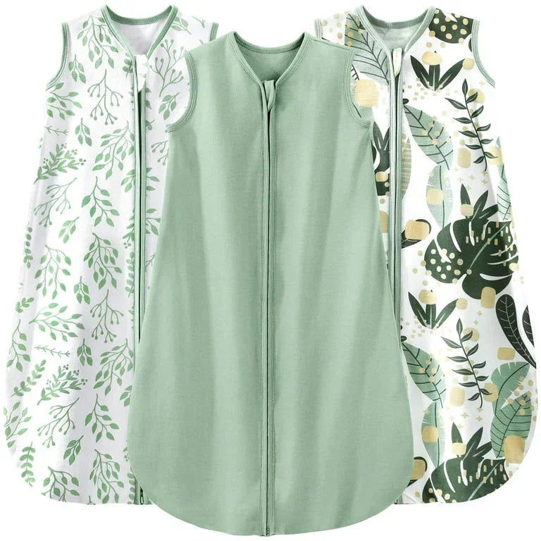 NEW Yoofoss 3pk Sleep Sack Wearable Blankets 0.5 TOG sz 0-3m