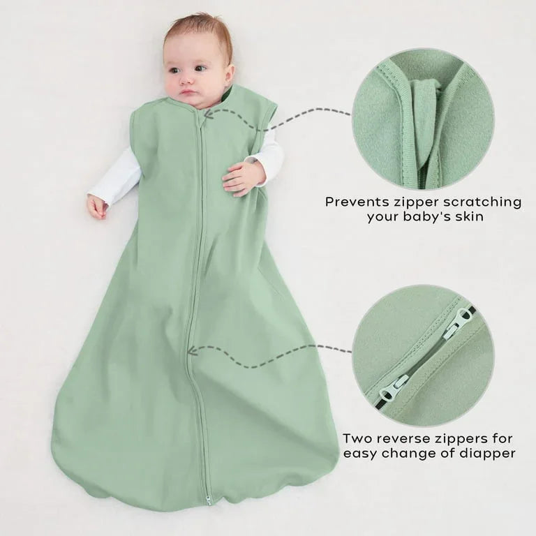 NEW Yoofoss 3pk Sleep Sack Wearable Blankets 0.5 TOG sz 0-3m