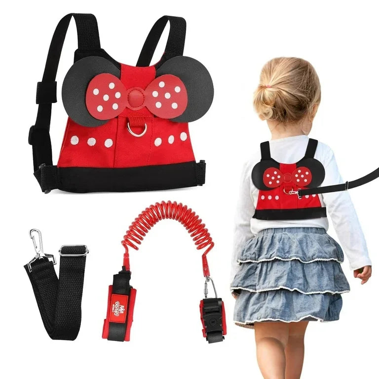 NEW Lehoo Castle Child Safety Rein Safety Harness & Leash - Minnie Mouse
