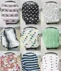 Canopy Couture Jersey Stretch Cover Brush Strokes Green - Me n Mommy To Be