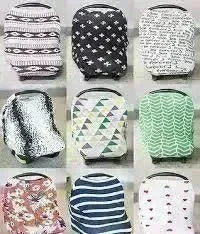 Canopy Couture Jersey Stretch Cover Brush Strokes Green - Me n Mommy To Be