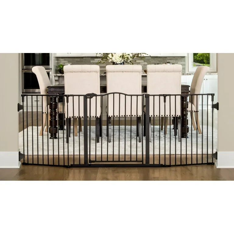 Regalo Home Accents Widespan Safety Gate Black