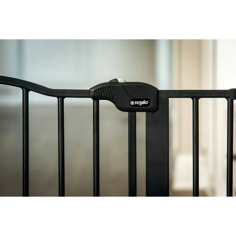 Regalo Home Accents Widespan Safety Gate Black