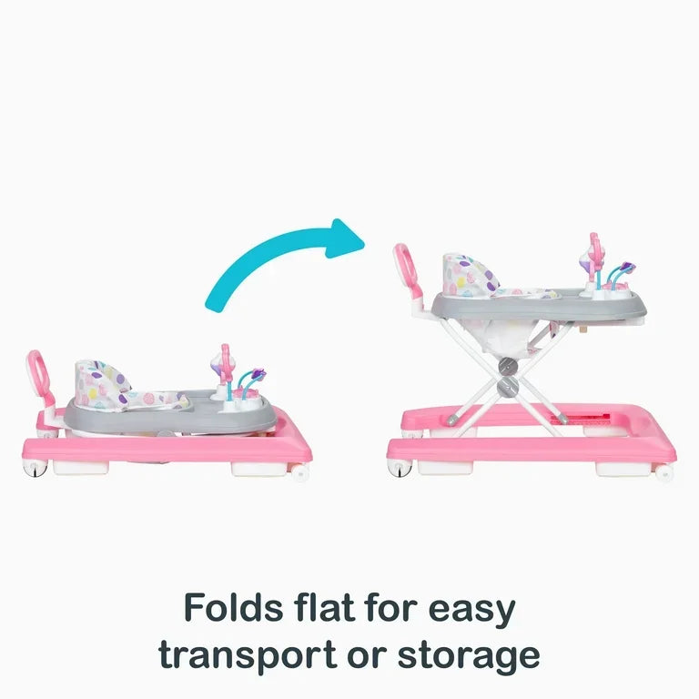 NEW Smart Steps Trend PLUS 2-in-1 Walker w/ Deluxe Toys - Orbits Pink