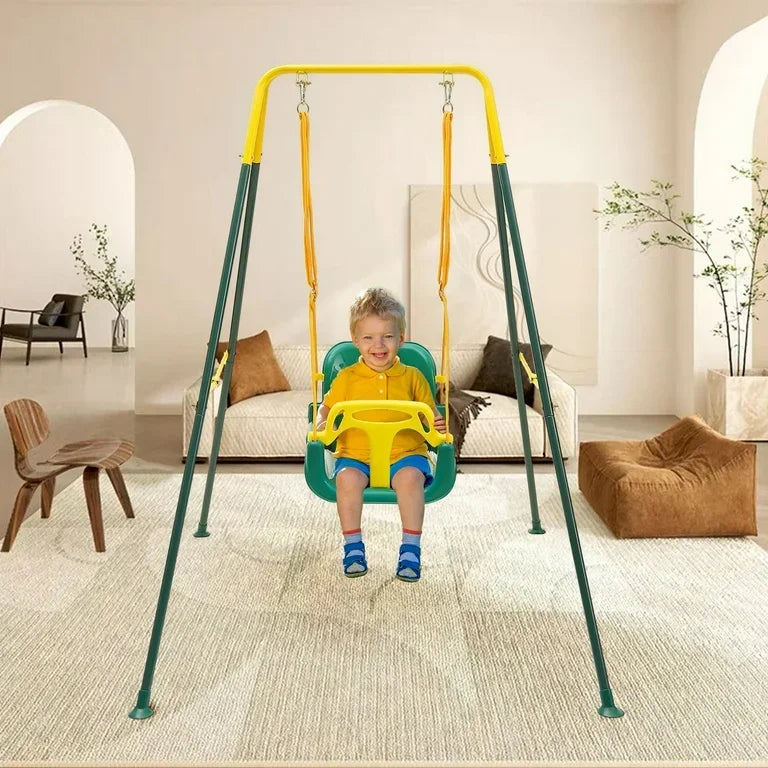 NEW G TALECO Gear 3-in-1 Toddler Swing Set Green