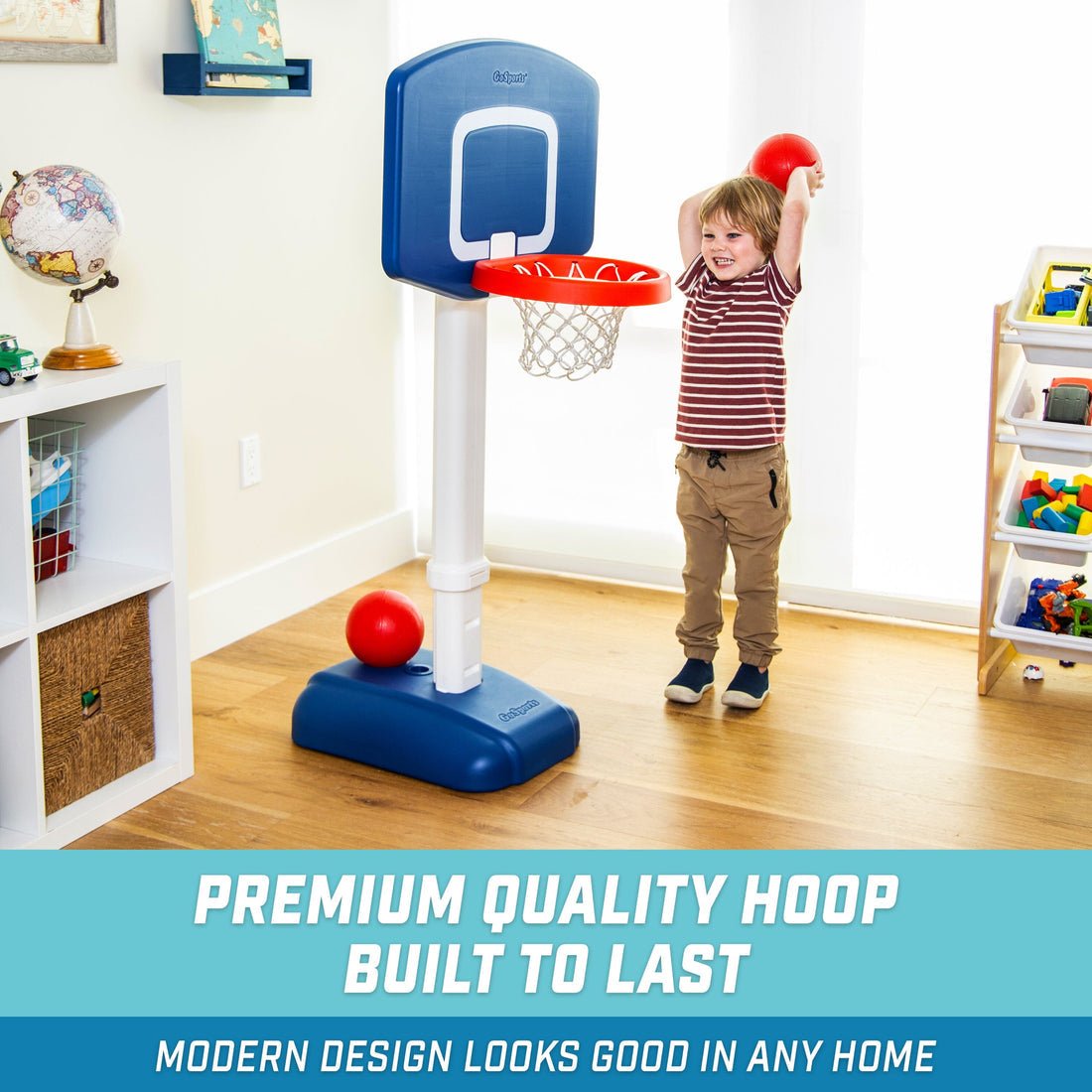 NEW GoSports Tot Shot Modern Basketball Hoop