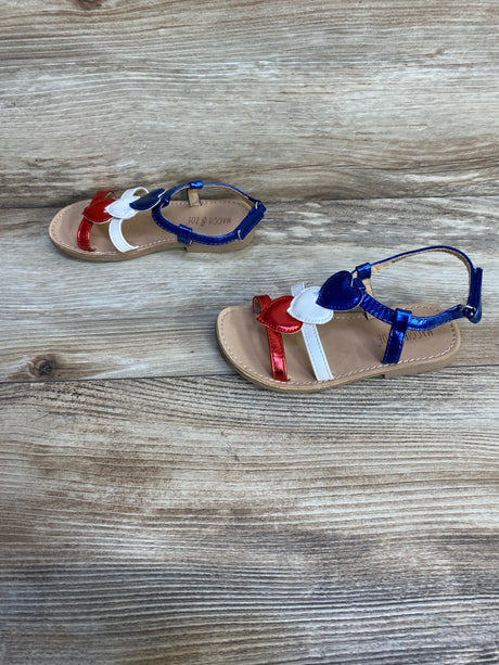 Maggie & Zoe USA Hearts Sandals sz 9c - Me n Mommy To Be