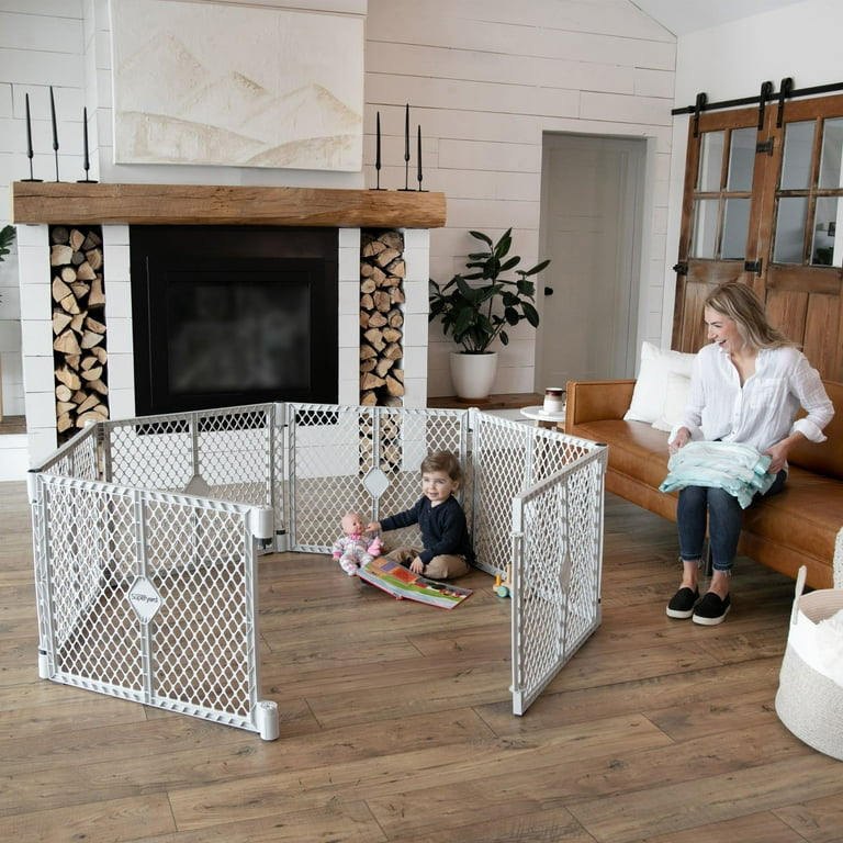 North States Superyard 6 Panel Gate