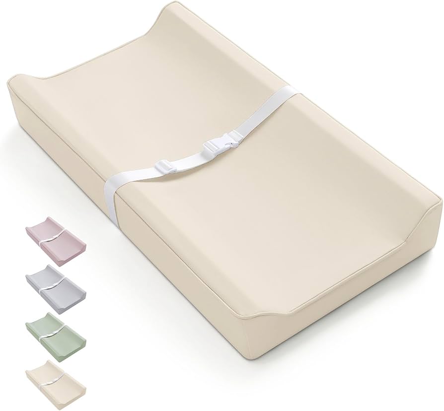 NEW Blissful Diary Baby Changing Pad - Beige Brown