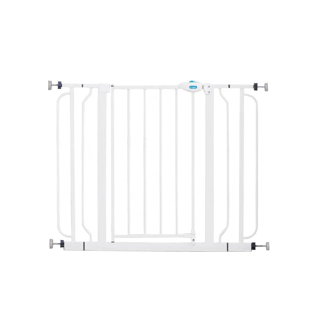 NEW Regalo Easy Step Metal Walk-Through Gate White