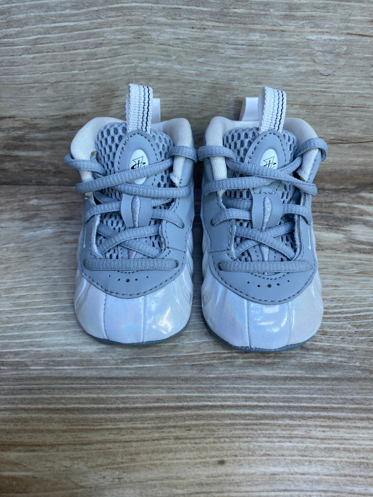 Nike Little Posite One Crib 'Light Solar Flare Heather' Sneakers sz 3c - Me n Mommy To Be