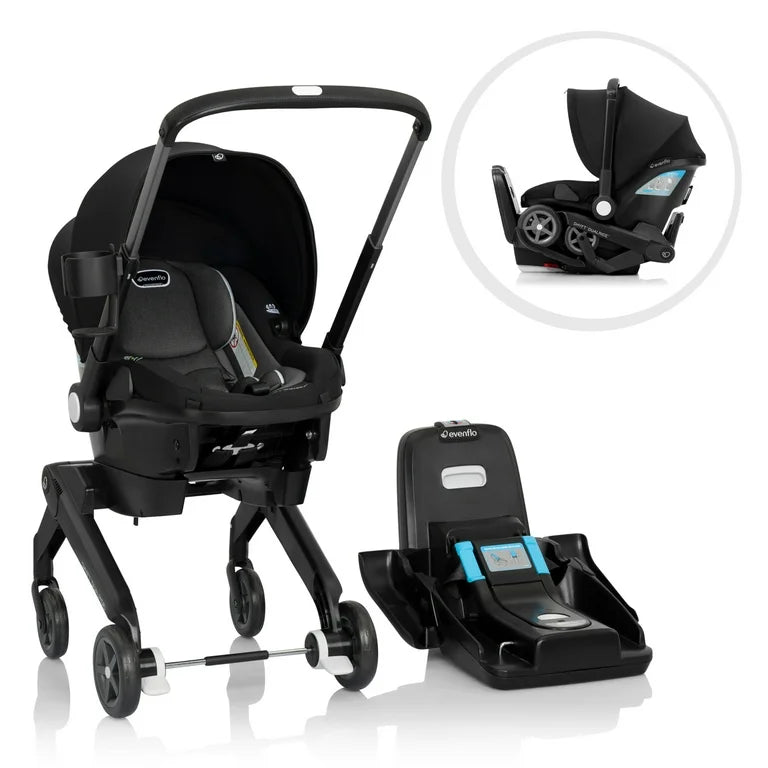 NEW Evenflo Shyft DualRide Preemie & Infant Travel System - Beaufort