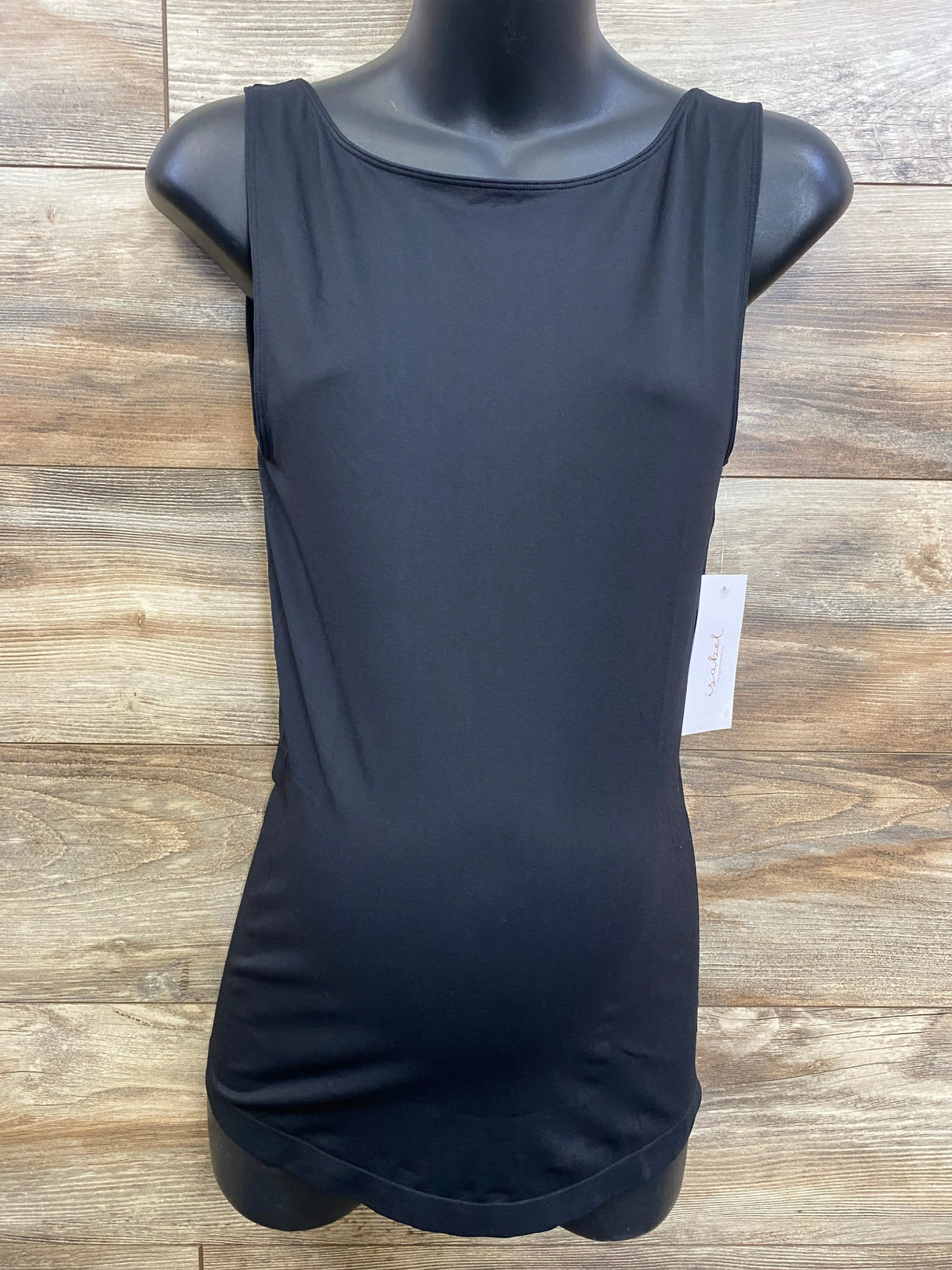 NEW Isabel Maternity Ballet Tank Top Black sz XL - Me n Mommy To Be