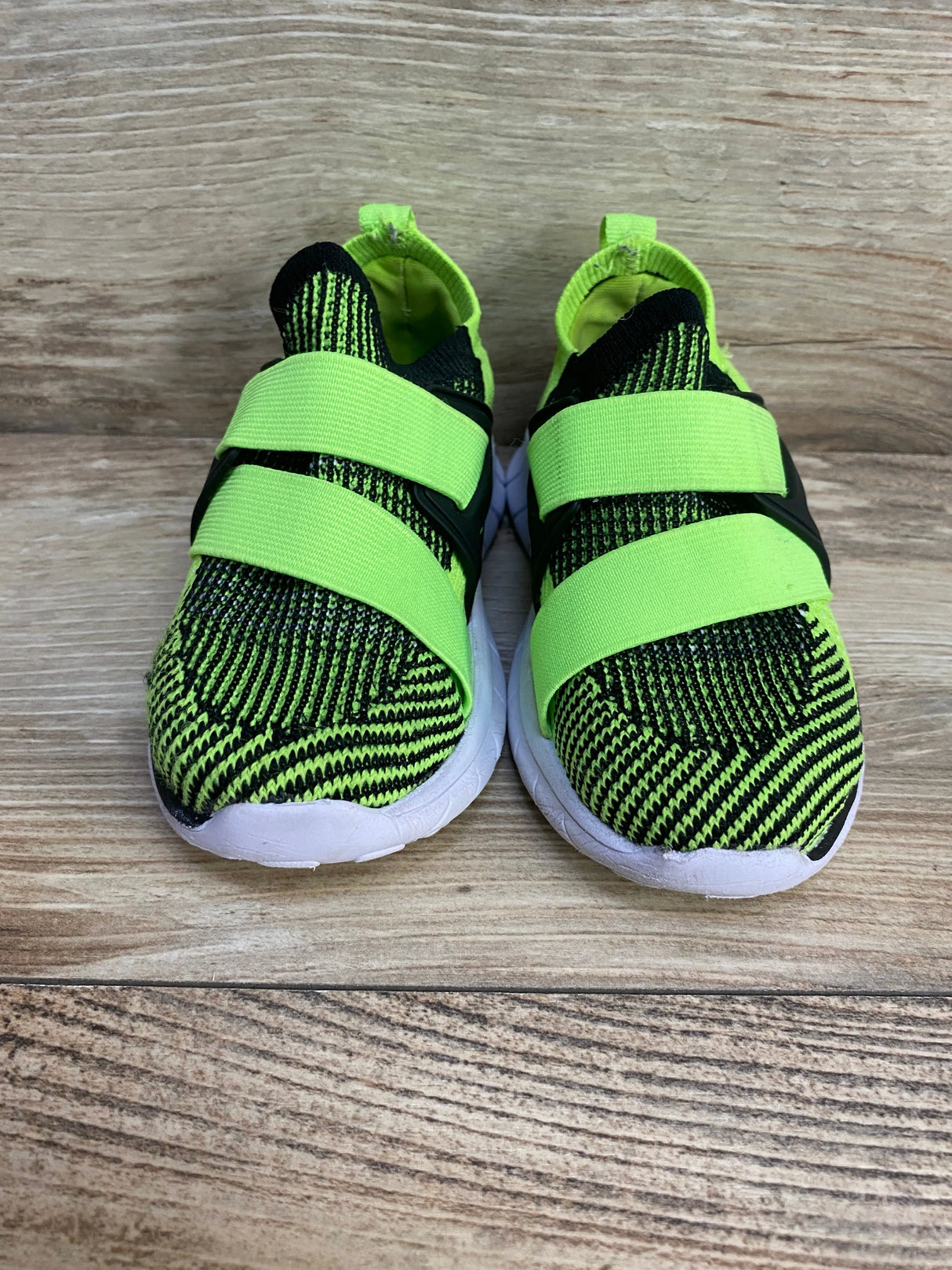 Athletic Works Knit Cage Athletic Sneakers Lime sz 7c - Me n Mommy To Be