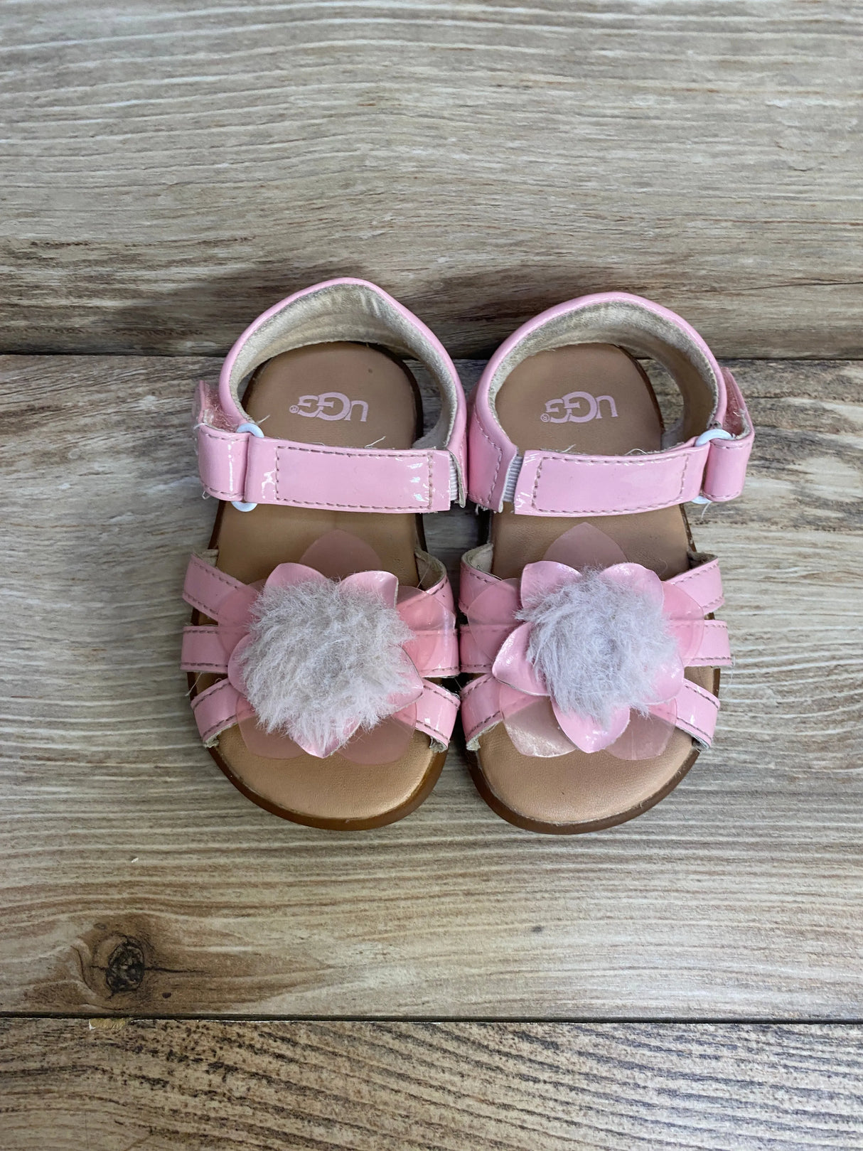 UGG Cactus Flower Sandals Pink sz 4/5c - Me n Mommy To Be