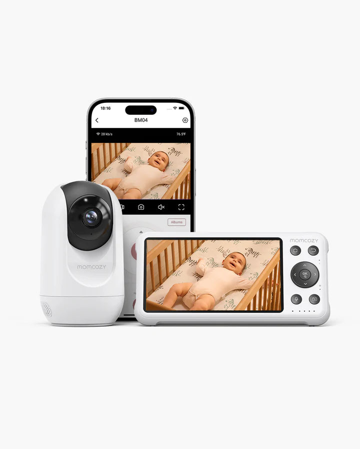 NEW Momcozy 5'' Dual-Mode Smart Baby Monitor