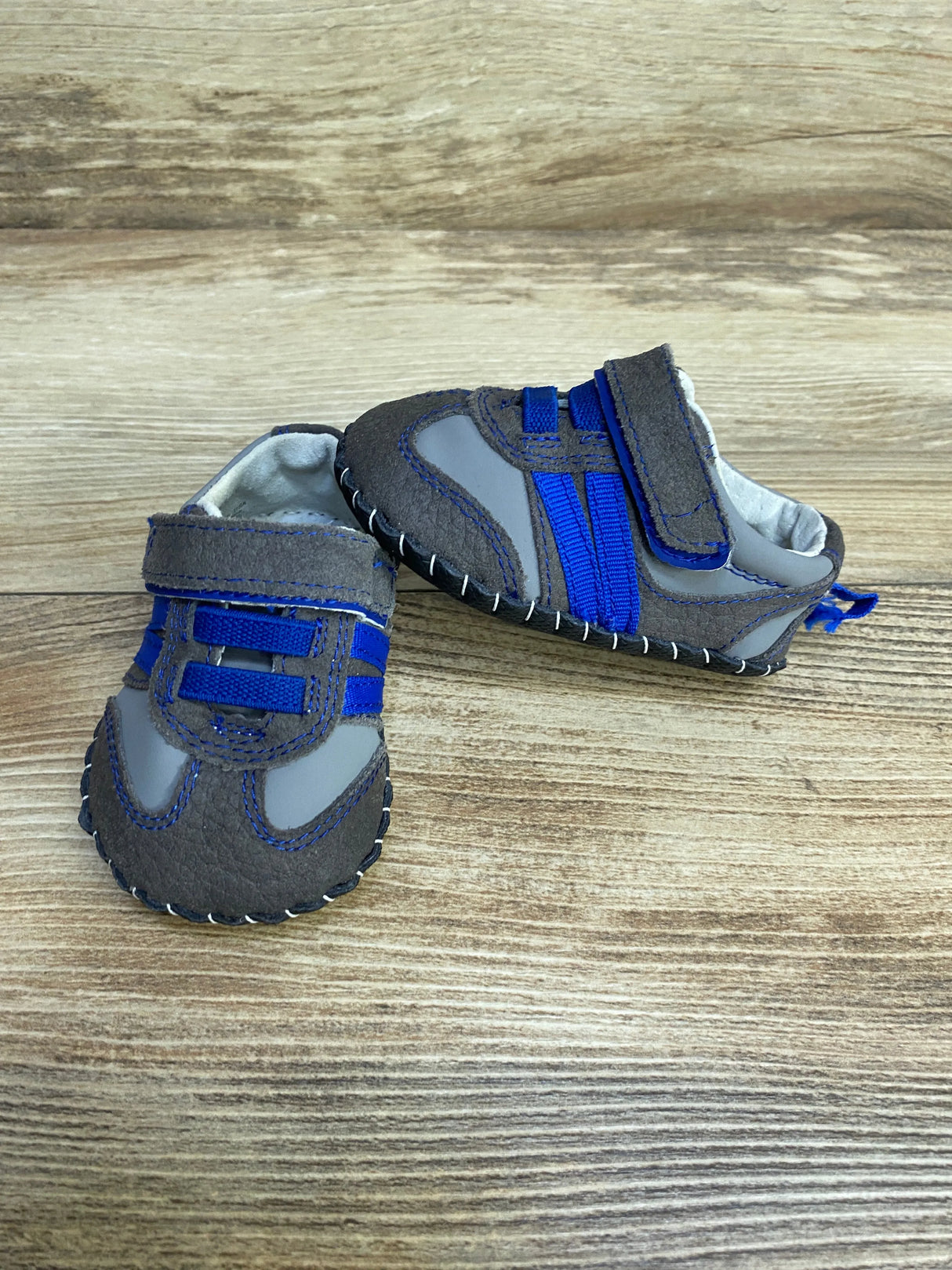 Pediped Originals Frederick Charcoal Blue sz 0-6m - Me n Mommy To Be