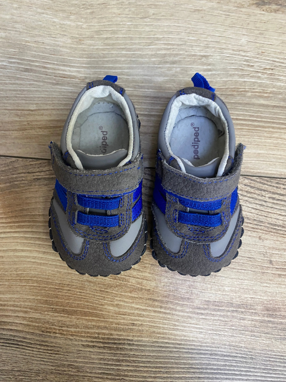 Pediped Originals Frederick Charcoal Blue sz 0-6m - Me n Mommy To Be