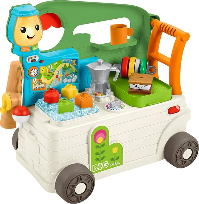 NEW Fisher Price Laugh & Learn 3-in-1 On-the-Go Camper Walker - Me n Mommy To Be