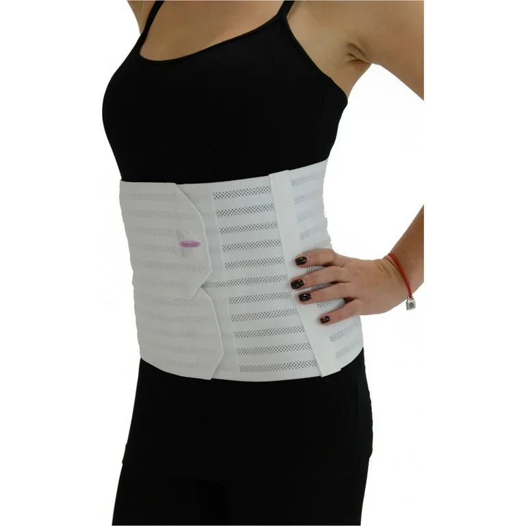 Gabriella Abdominal and Back Support Binder, White sz Large