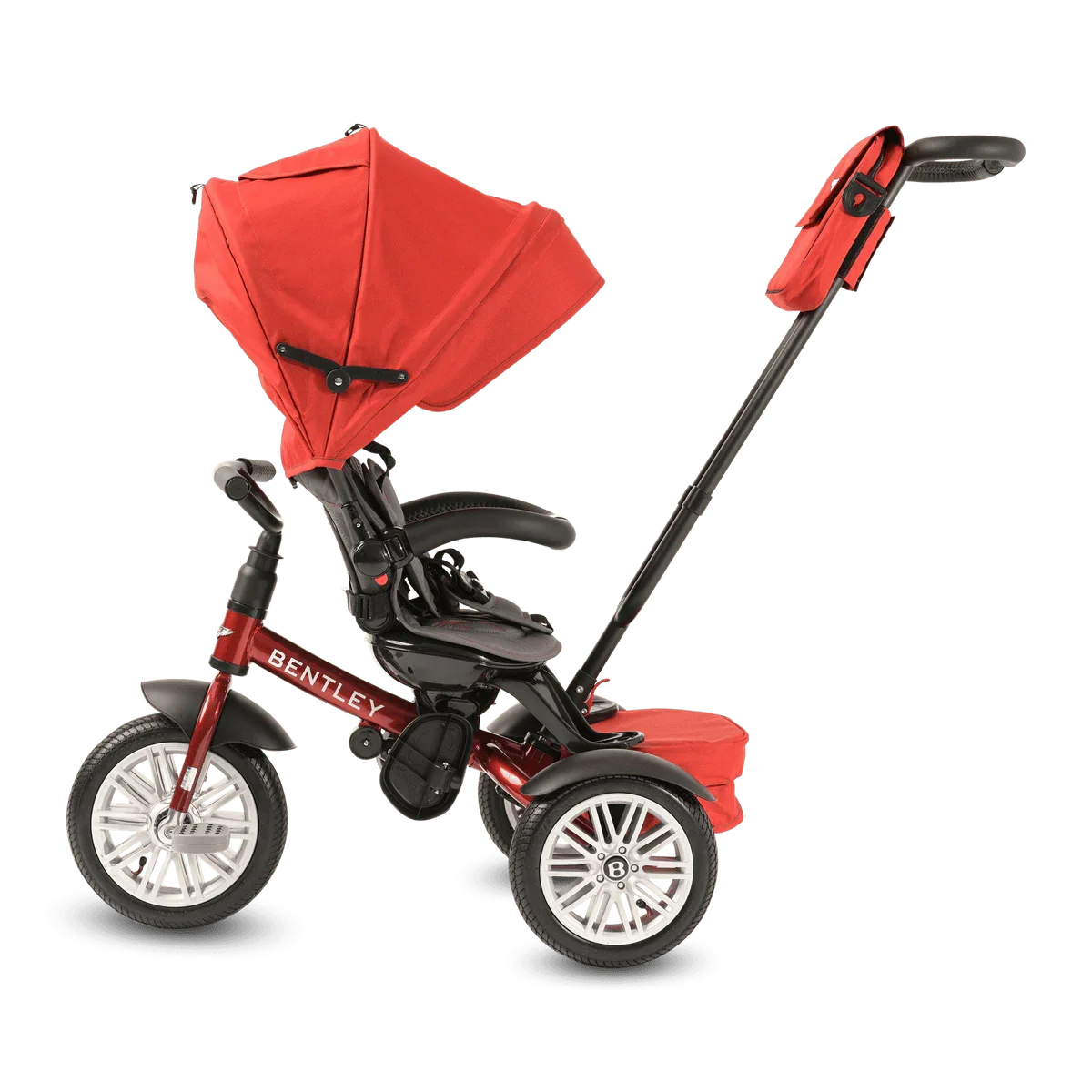 Bentley 6-in-1 Convertible Stroller Trike in Dragon Red