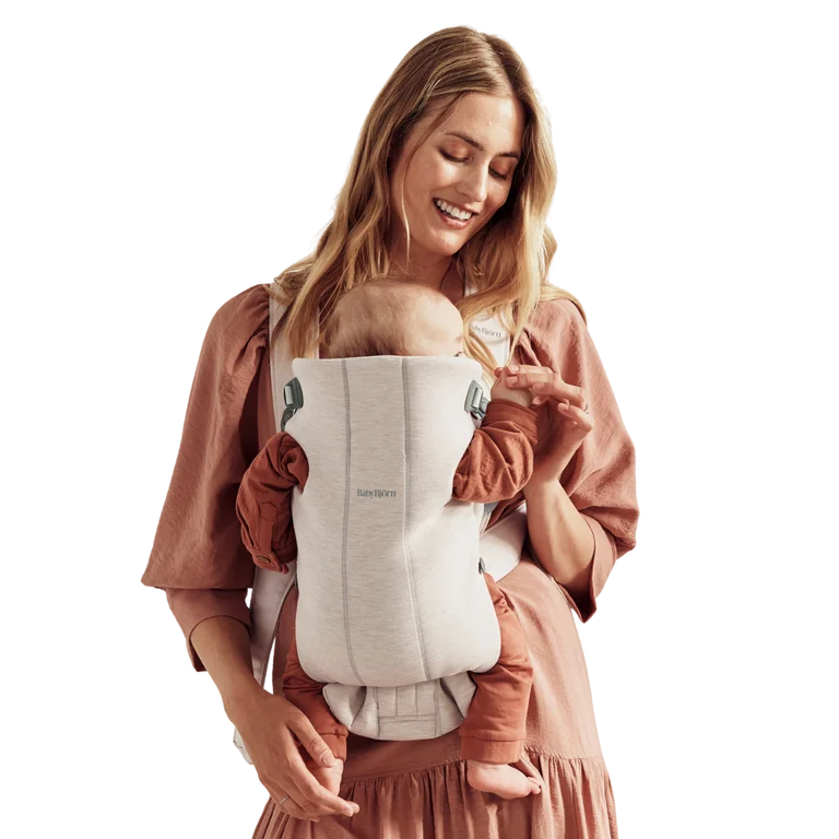 NEW BabyBjorn Baby Carrier Mini Jersey in Light Beige