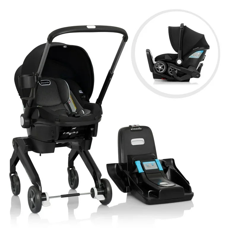 NEW Evenflo Shyft DualRide Infant Car Seat and Stroller Combo in Beaufort