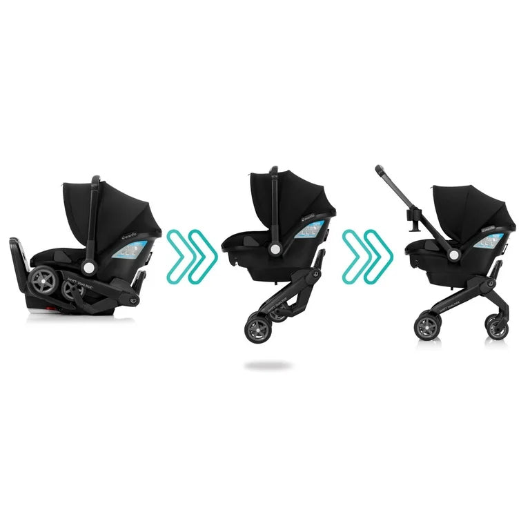 NEW Evenflo Shyft DualRide Infant Car Seat and Stroller Combo in Beaufort