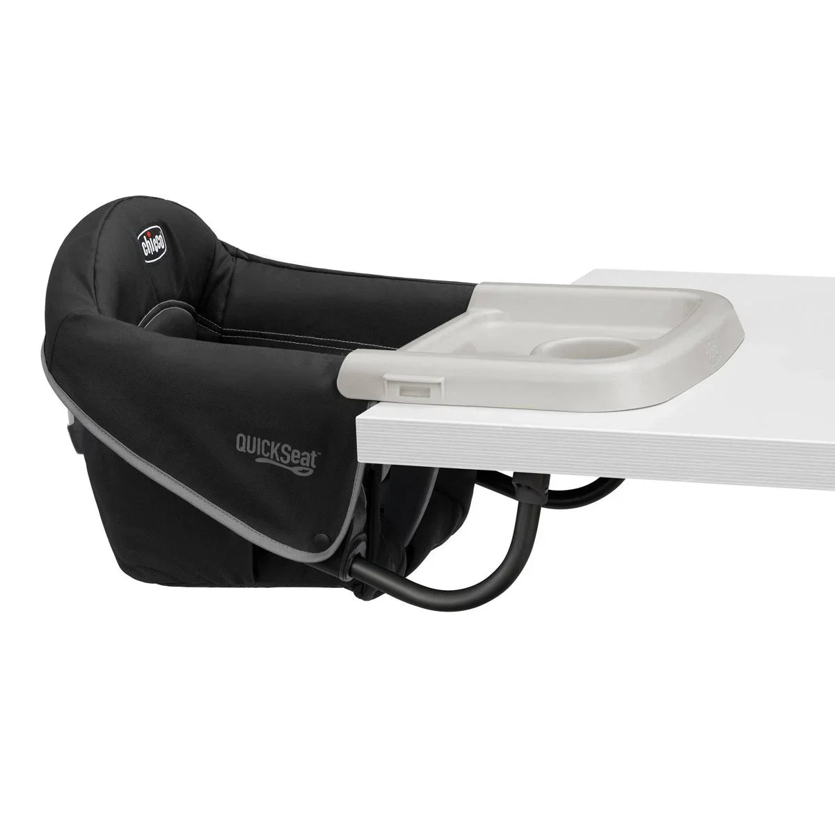 Chicco QuickSeat Hook-On High Chair, Black, up to 37lbs