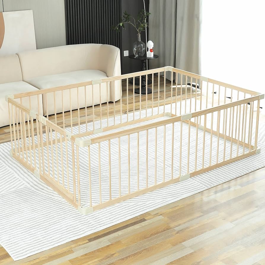 NEW Large Wooden Playpen 70'' x 78''