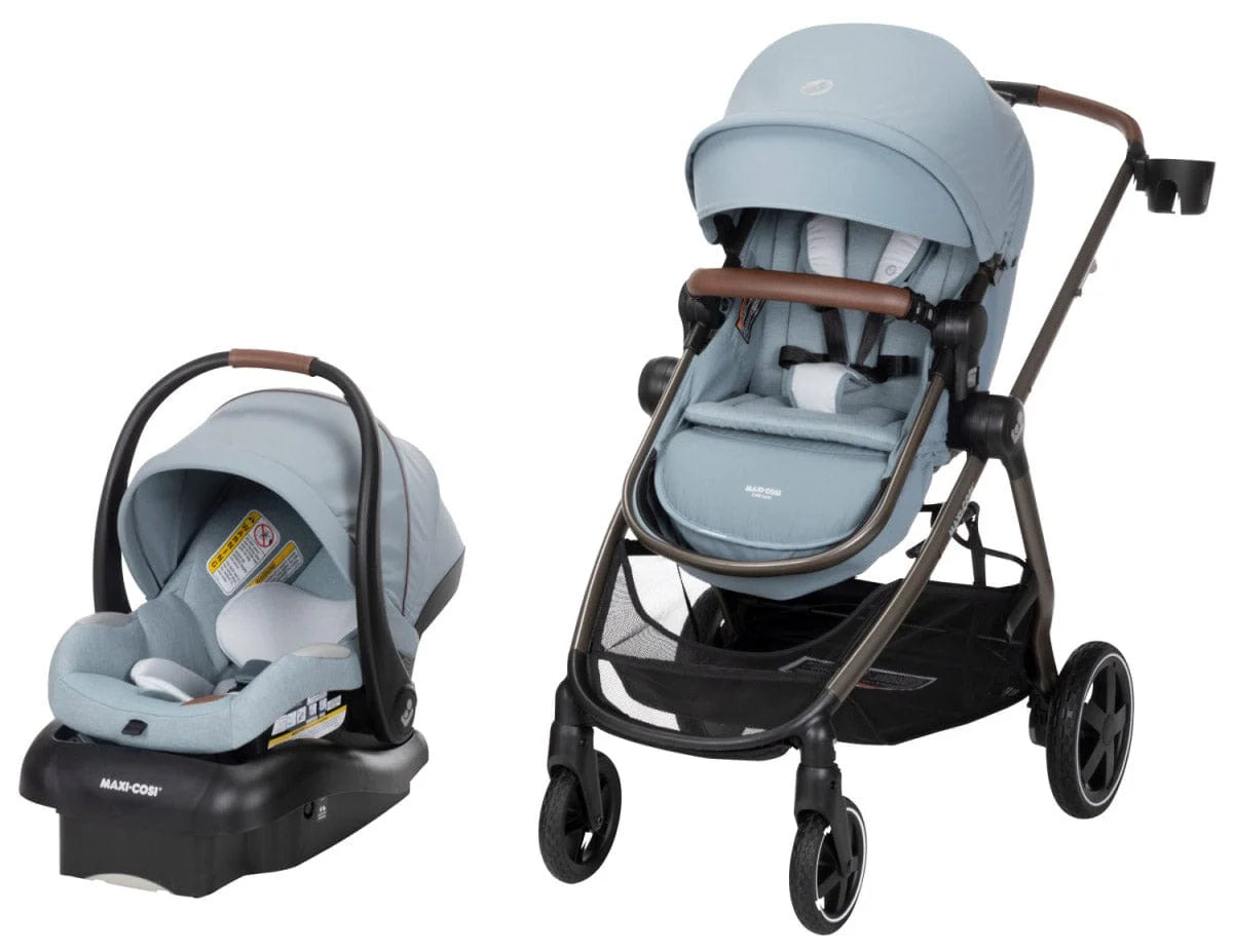 NEW Maxi-Cosi Zelia 2 Luxe 5-in-1 Modular Travel System in New Hope Grey