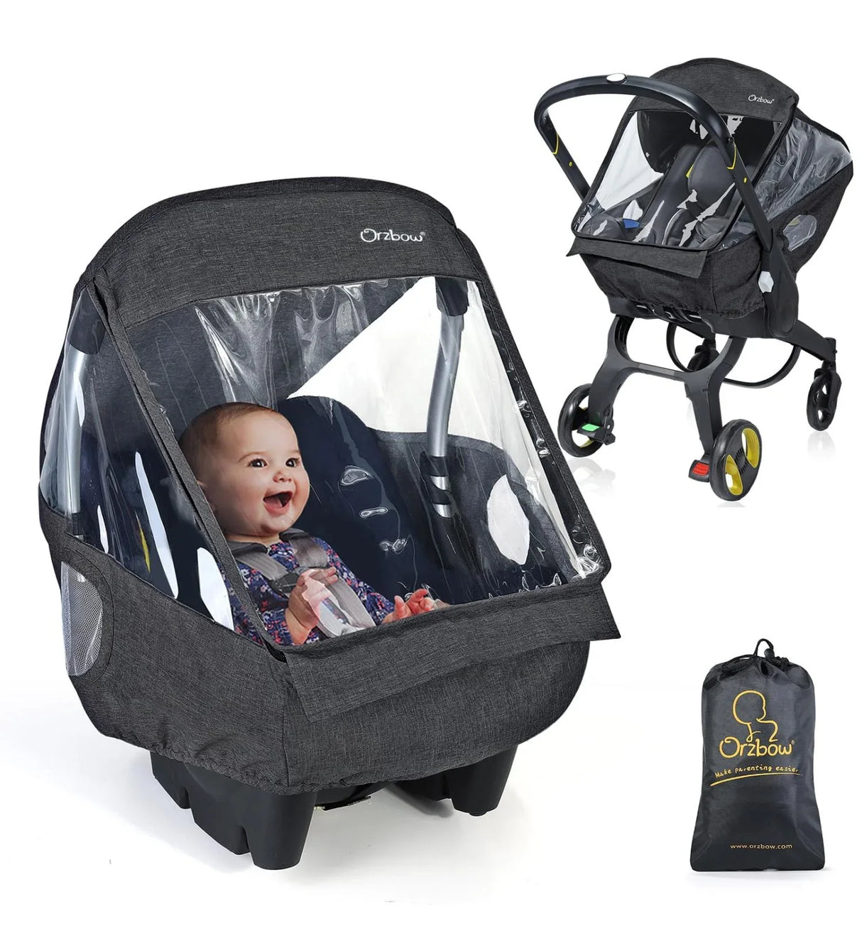 NEW Orzbow Universal Car Seat Rain Cover