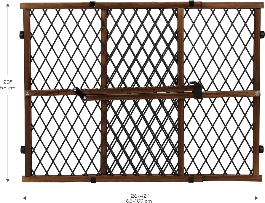NEW Evenflo Position & Lock Doorway Gate Farmhouse Collection 26-42''