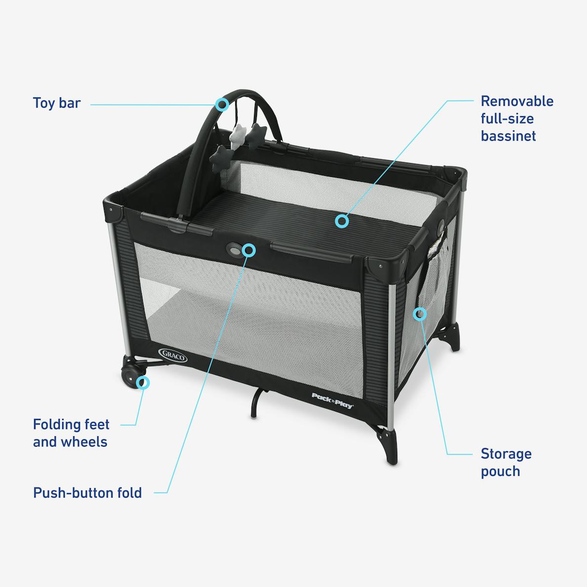 NEW Graco Pack 'n Play On the Go Playard in Kaden