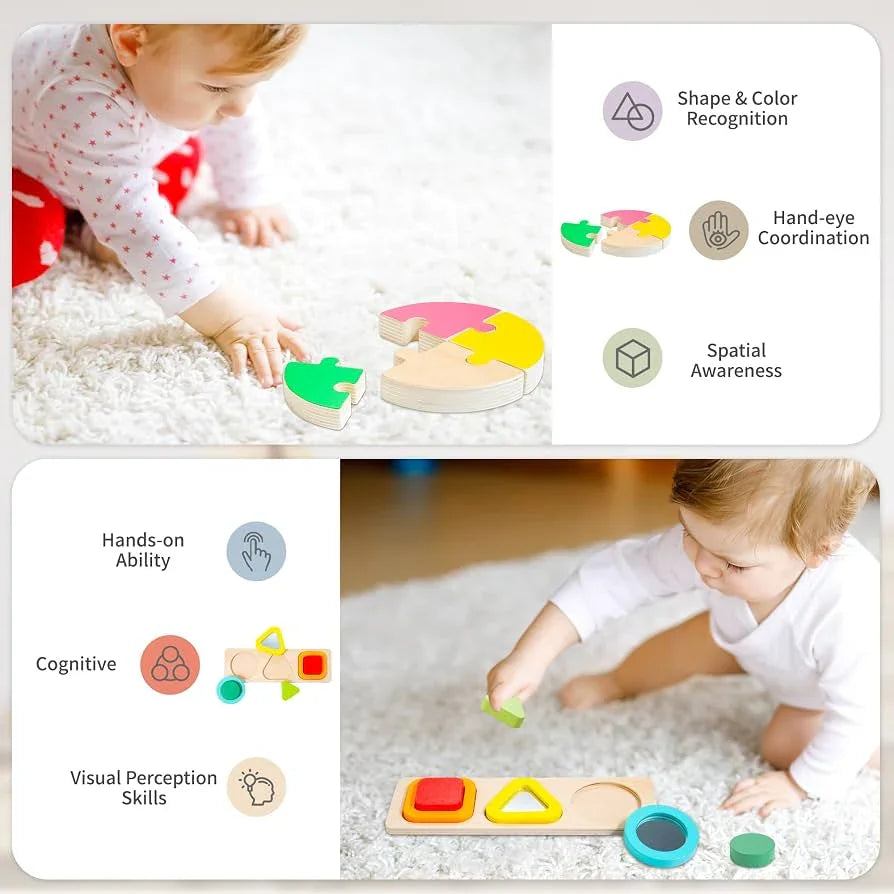 NEW WoodMam Montessori Play Kit for 19-24m (46pc)
